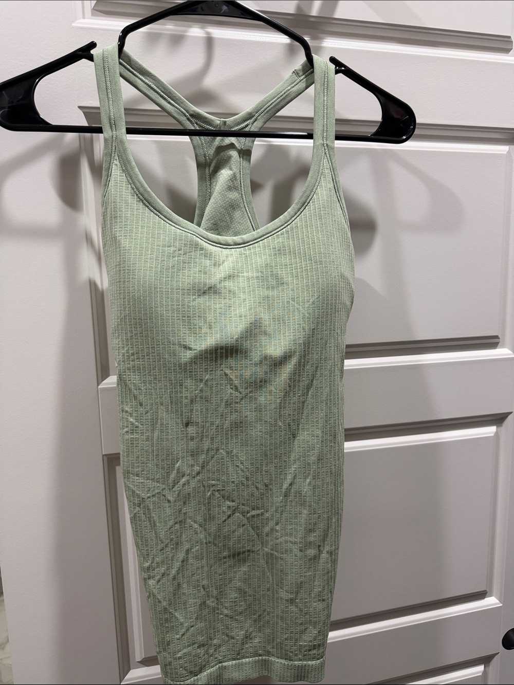 lululemon athletica Light Sage Ribbed Racerback Tank